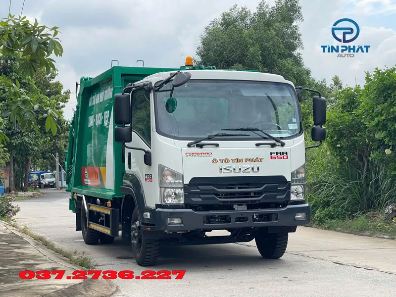 xe ép rác 9 khối isuzu mới 2025