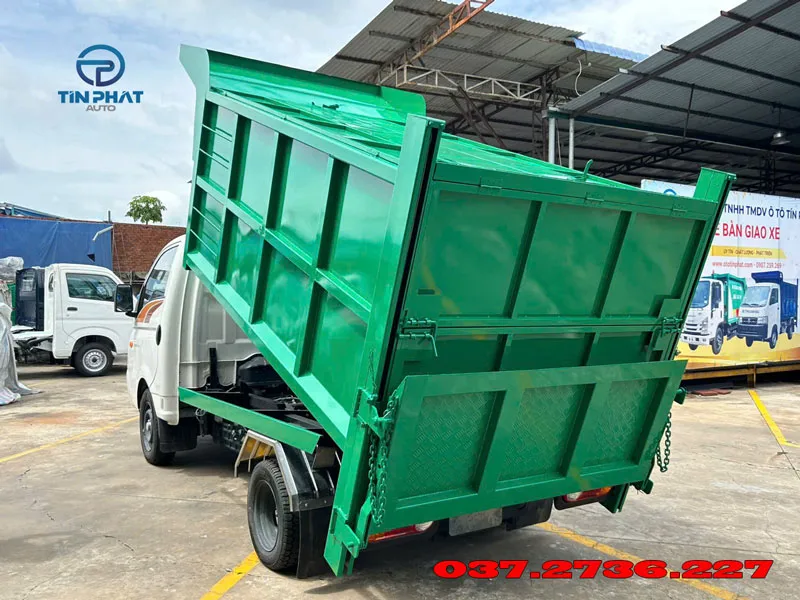 xe chở rác 5 khối hyundai h150 ben tự đổ