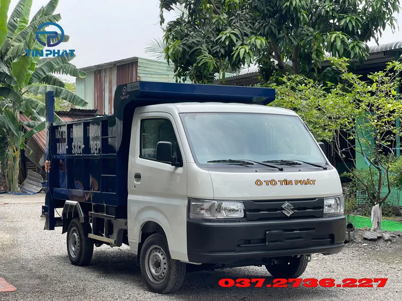 xe chở rác 3 khối suzuki có sẳn báo giá