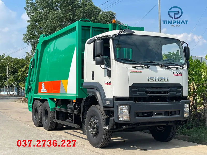 xe ép rác bán chạy thịnh hành ISUZU FVZ 22 khối