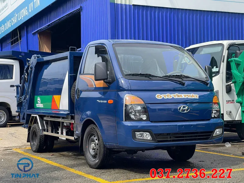 xe ép rác bán chạy thịnh hành hyundai h150 2 khối