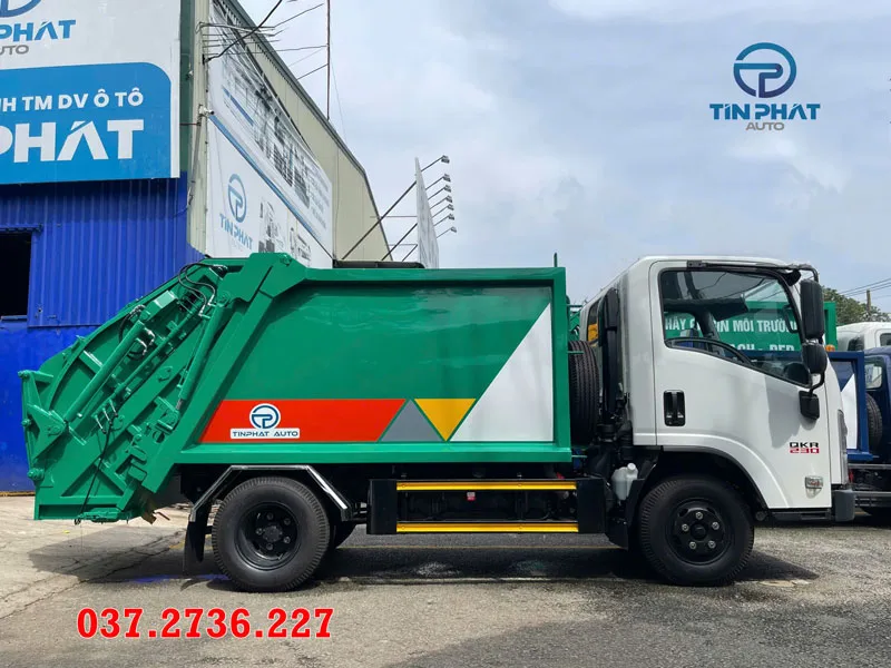 xe ép rác bán chạy thịnh hành isuzu 3 khối