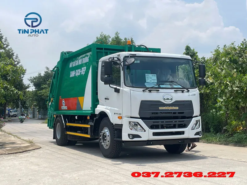 Xe Ép Rác 14 Khối UD Nâng Kẹp TRUCKS PKE 250