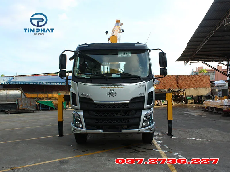 xe chenglong 2 chân cẩu 5 tấn soosan scs525 thiết kế hiện đại