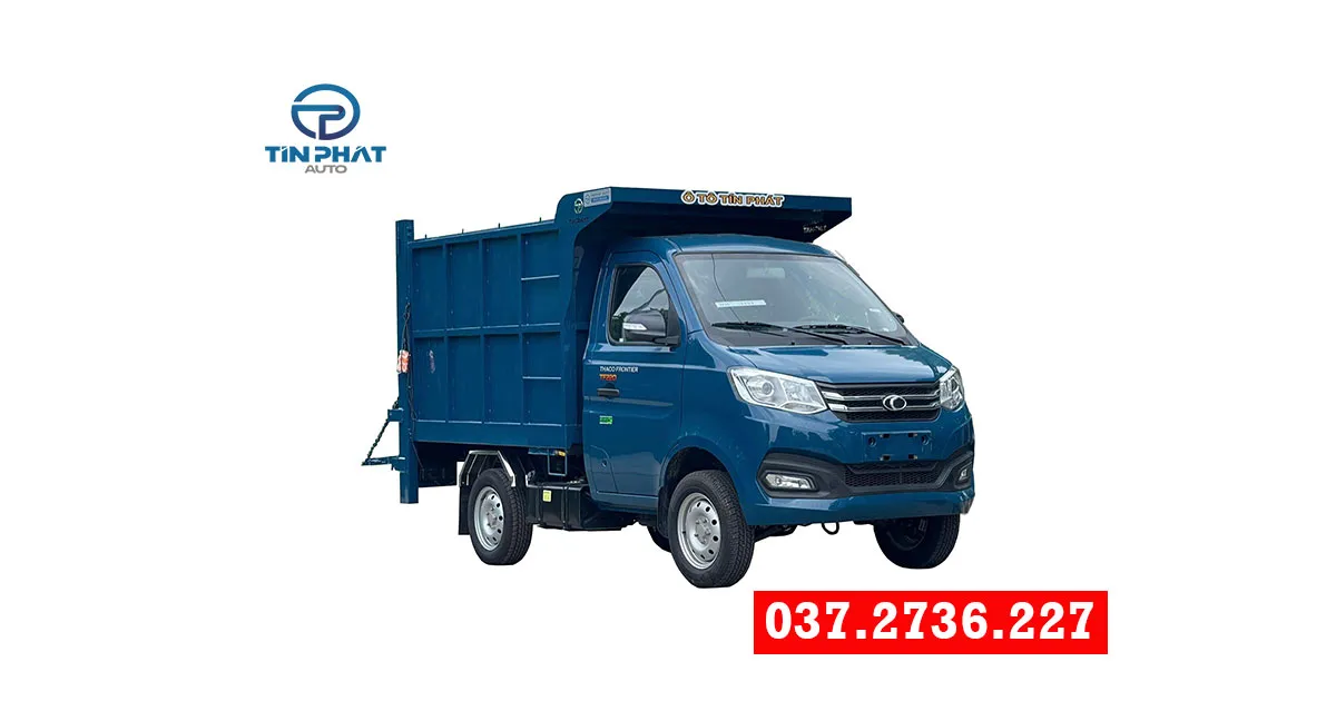 xe chở rác 4 khối thaco tf220 xe chở rác giá rẻ nhất