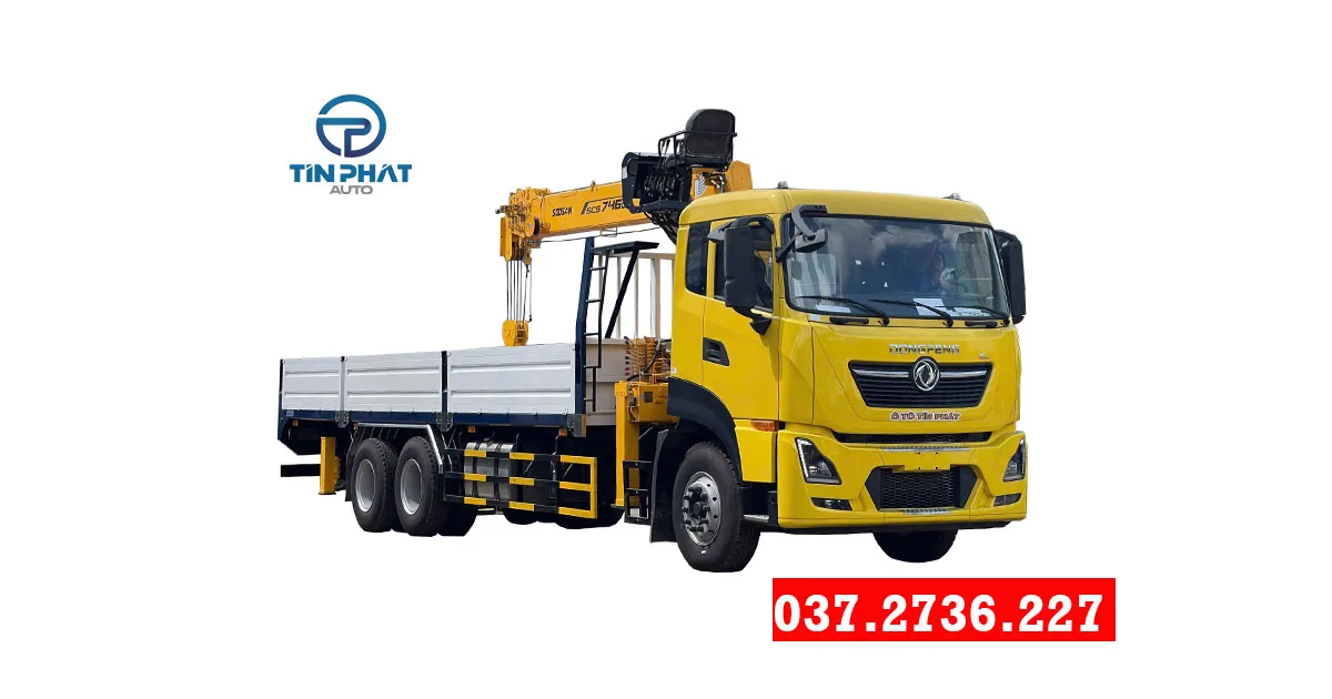 xe dongfeng 3 chân gắn cẩu 8 tấn soosan, xe tải cẩu 8 tấn dongfeng