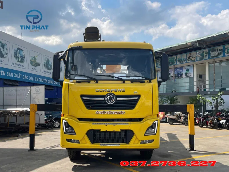 xe dongfeng 3 chân gắn cẩu 8 tấn soosan scs746 euro 5