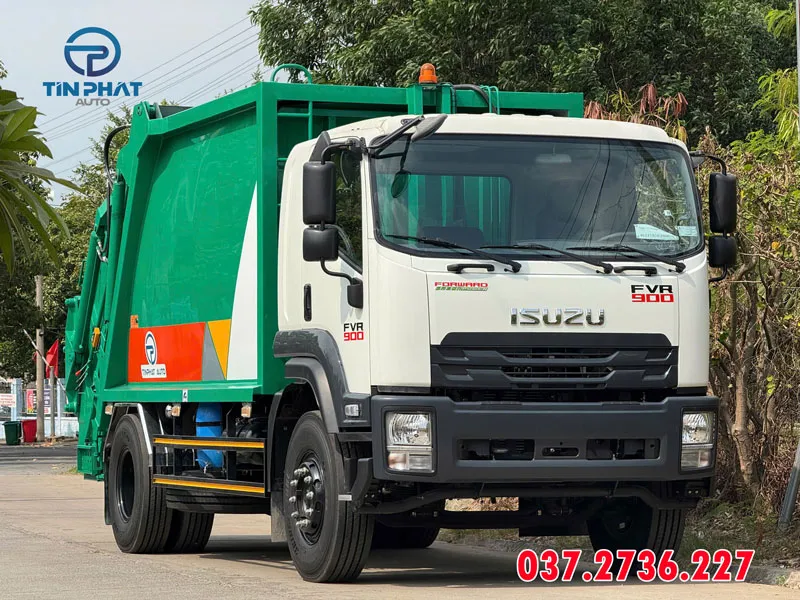  Chế độ bảo hành xe ép rác 14 khối ISUZU FVR 
