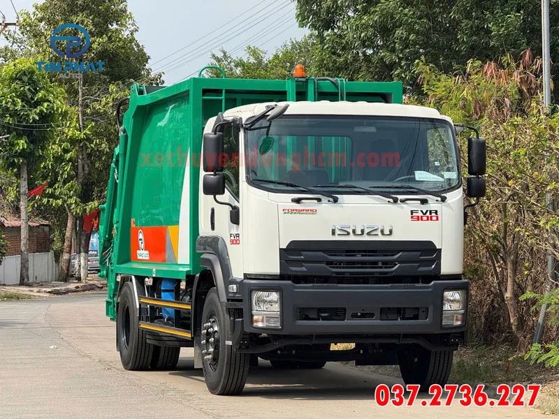 Xe ép rác 14 khối Isuzu FVR mới nhất 