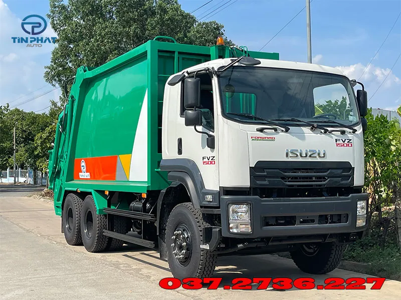 xe ép rác 22 khối isuzu fvz1500 euro 5