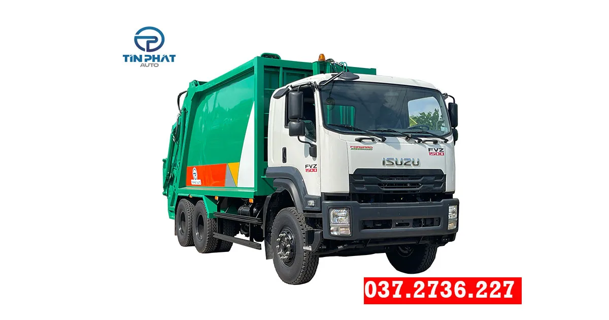 xe ép rác 22 khối isuzu FVZ giá xe E5 mới nhất