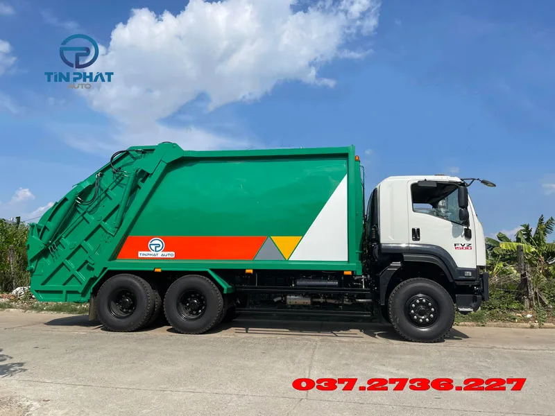 xe ép rác 22 khối isuzu fvz1500 tải 10 tấn
