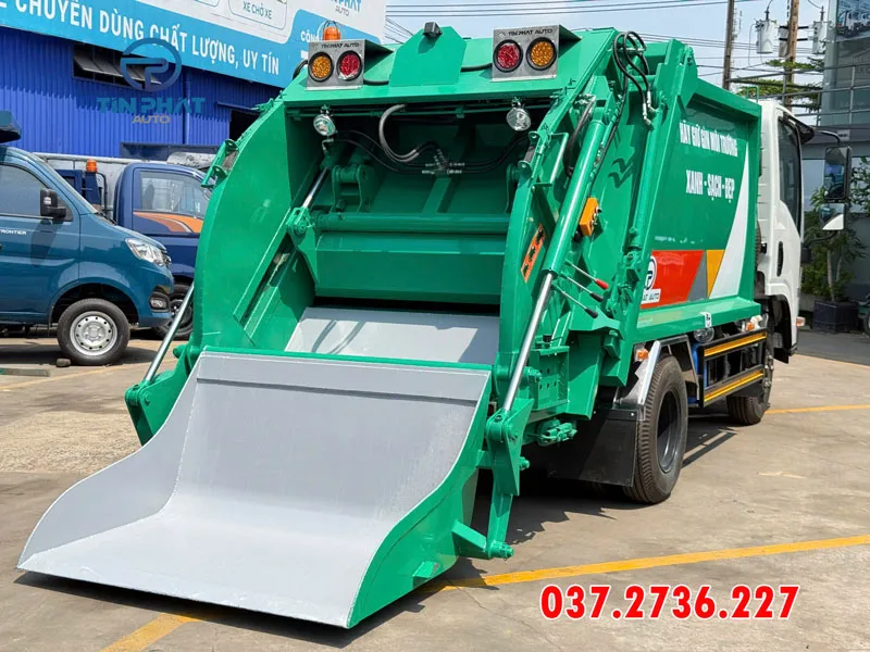 Xe ép rác 3 khối isuzu qkr230 có sẳn giao ngay