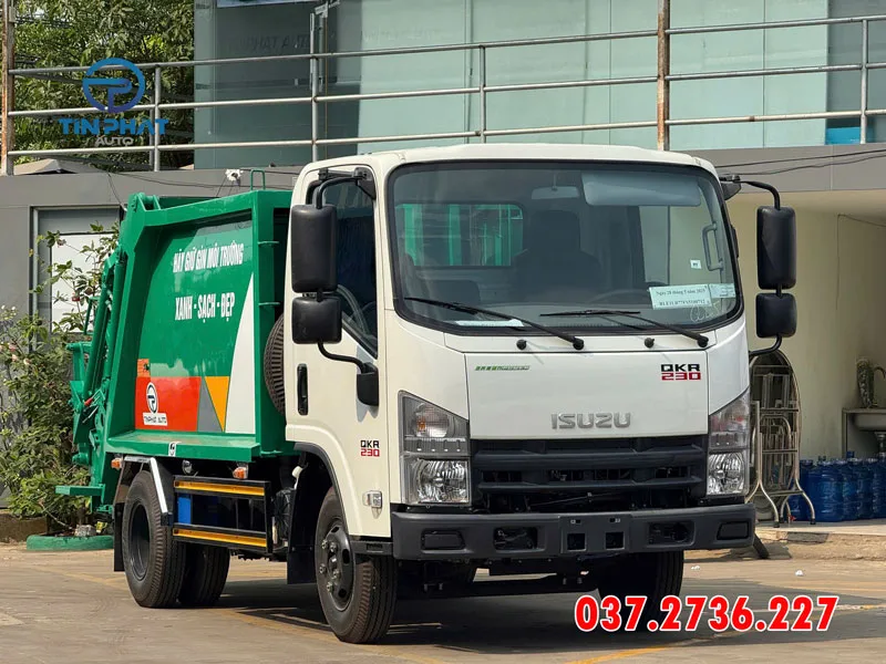 xe ép rác 3 khối isuzu qkr230 e5