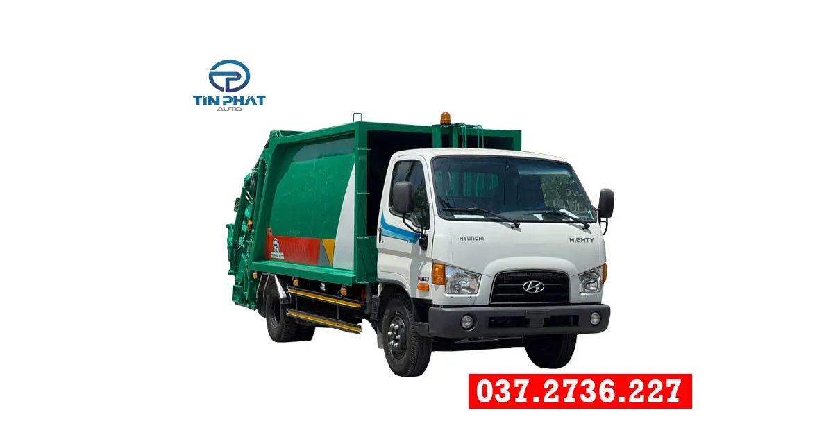 xe ép rác 9 khối hyundai W11s E5