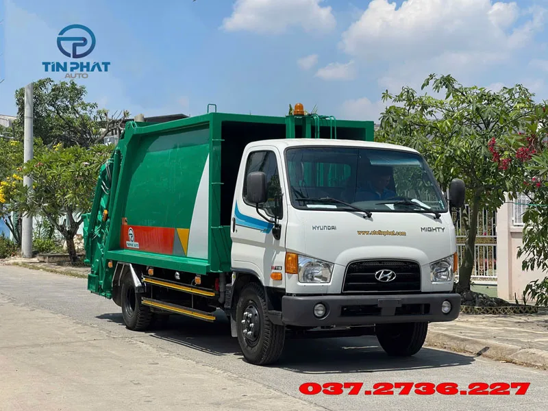 xe ép rác 9 khối hyundai w11s mới nhất