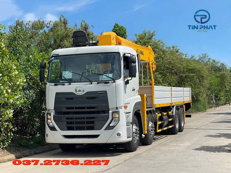 xe tải ud 4 chân cẩu 15 tấn soosan mới nhất