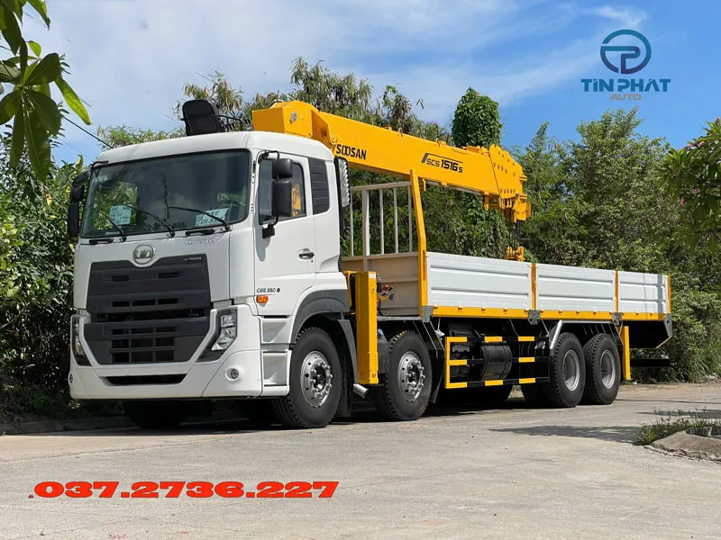 xe tải ud 4 chân cẩu 15 tấn soosan tốt nhất