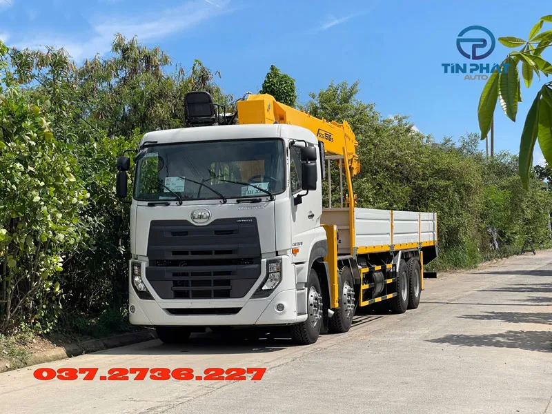 xe tải ud 4 chân cẩu 15 tấn soosan giá tốt nhất
