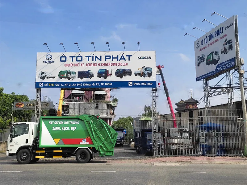 giới thiệu công ty ô tô tín phát chi nhánh ở ql1A phường phú đông tp hồ chí minh