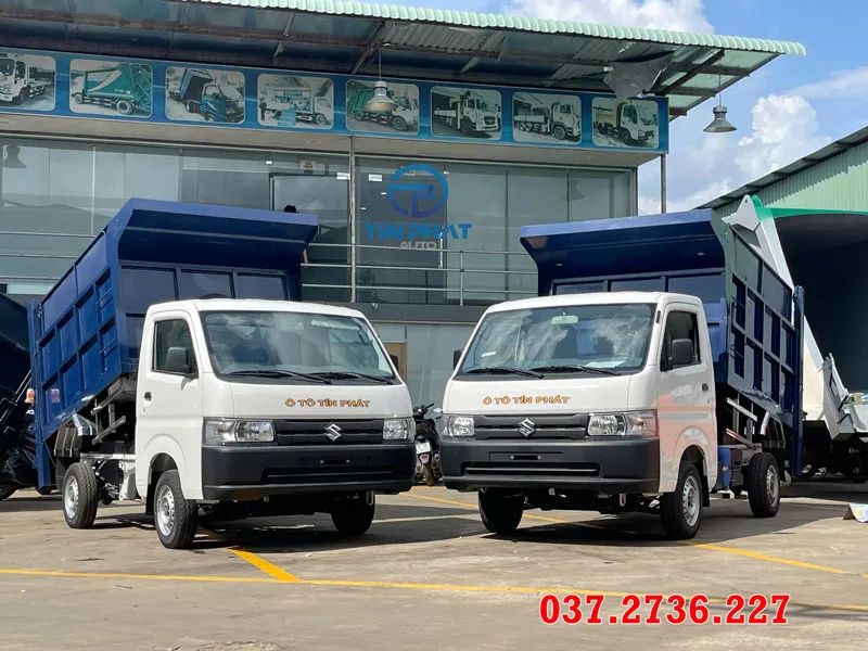 xe chở rác 3 khối suzuki pro tải 530 kg 