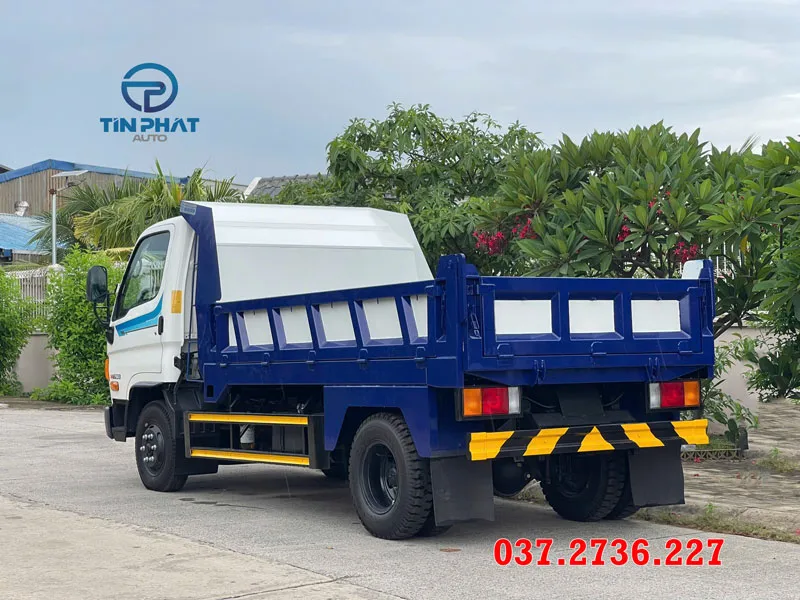 xe ben hyundai w750 3.5 tấn thùng dài 3m2