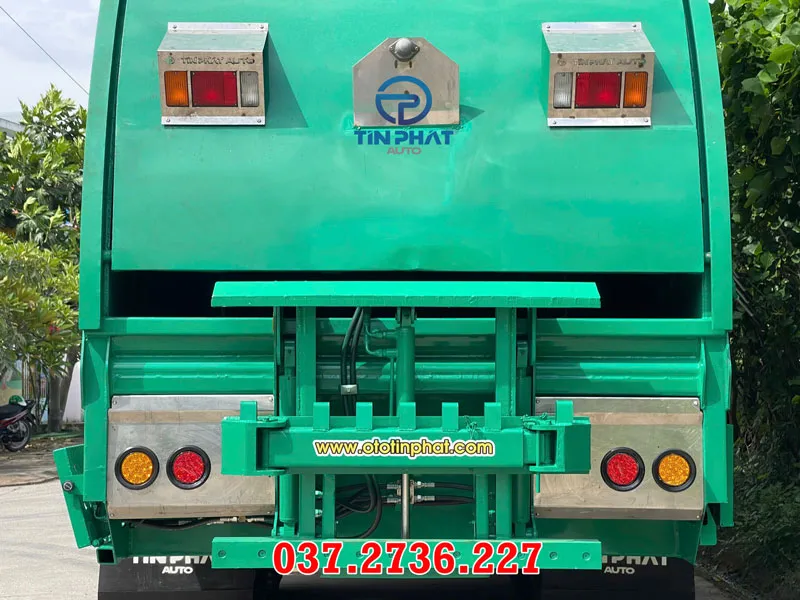 xe ép rác 22 khối nâng kẹp isuzu FVZ xe ép rác nâng cặp