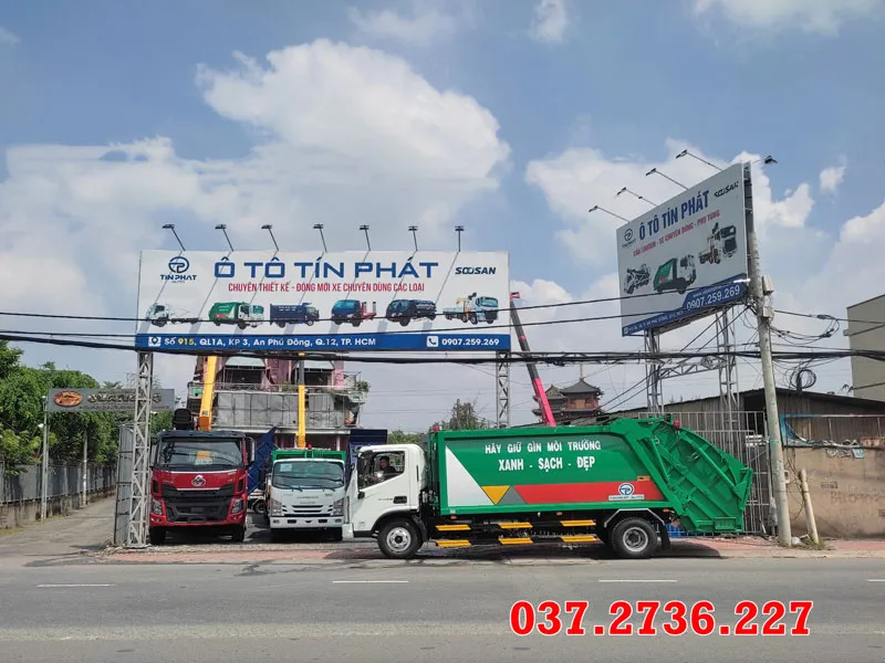 mua xe ép rác chuyên dùng tại miền nam 