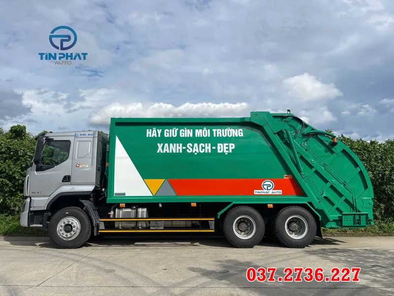 xe ép rác 22 khối chenglong h5 nâng kẹp giá rẻ nhất