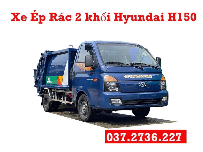 giá xe ép rác hyundai 2 khối mới nhất 