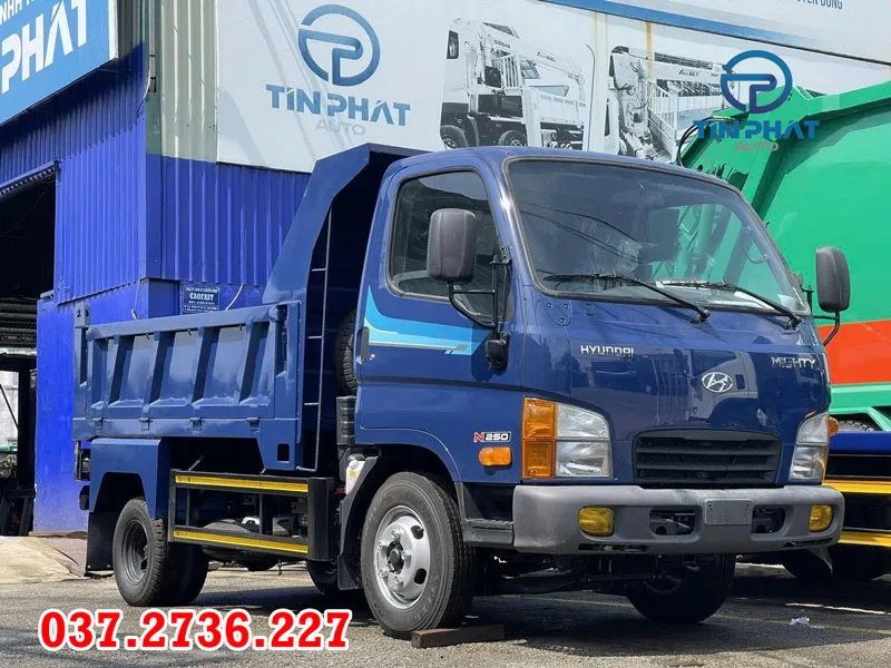 ngoại thất xe ben 2 khối hyundai N250 - ben tự đổ