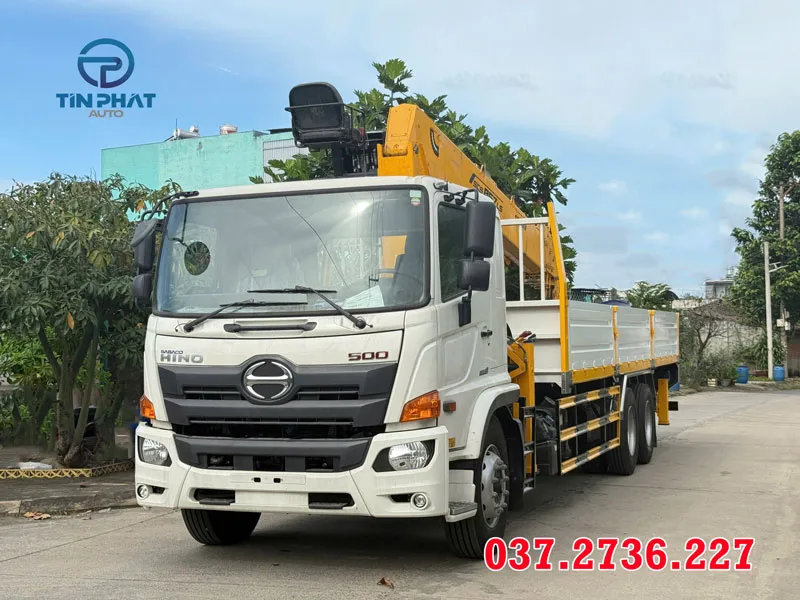 Giá Xe Hino FM gắn cẩu Soosan 8 tấn 7 khúc