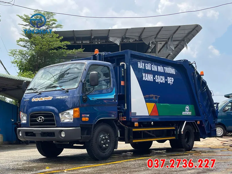 Giá xe ép rác 9 khối Hyundai W11s Mới nhất 
