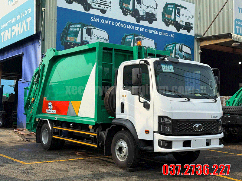 Báo giá xe ép rác 12 khối Thaco Linker T2-12