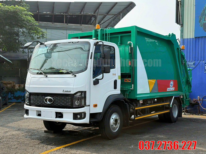 Xe ép rác 12 khối Thaco linker T2-12, Xe ép rác có sẳn giao ngay